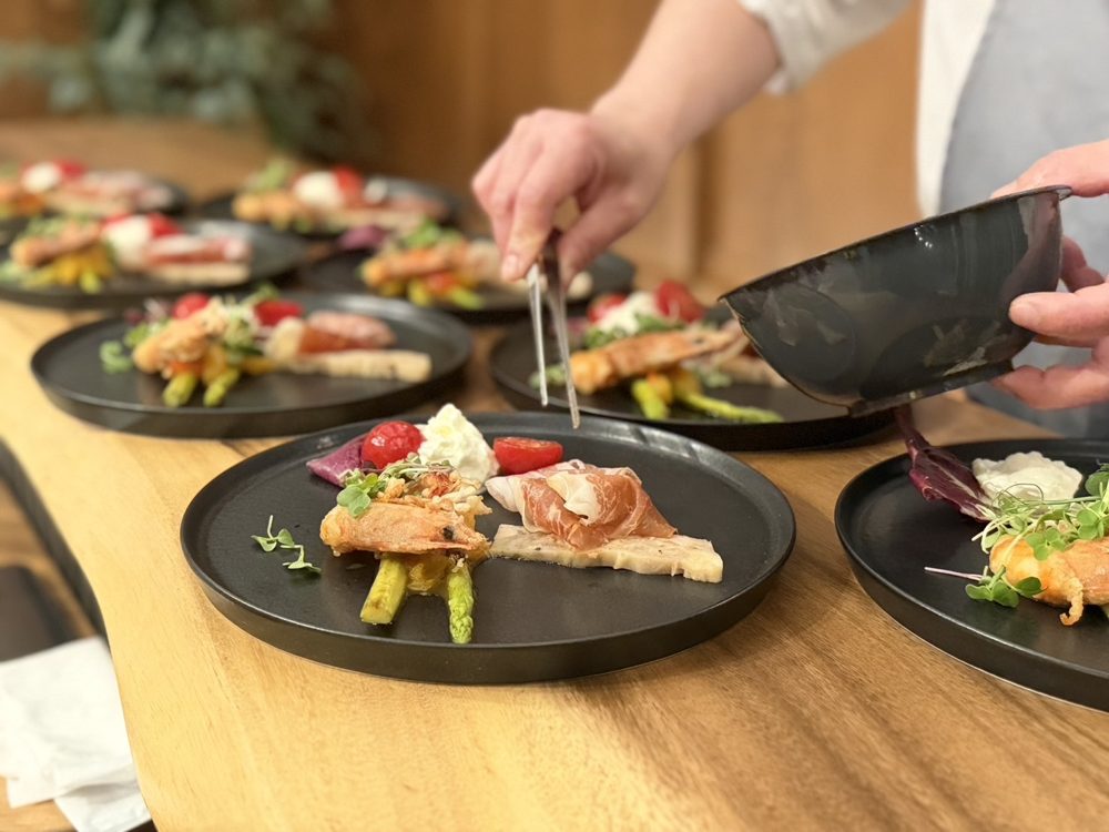 シェフが仕上げるイタリアンの前菜